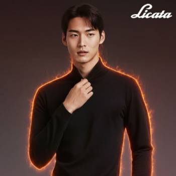 리카타 네로히터 2.0 NEW 방한 기모 상의 스포츠 골프 이너웨어 터틀넥 F53102