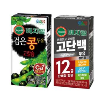 [베지밀] 프리미엄 두유 혼합구성(검은콩 고칼슘+고단백 검은콩)