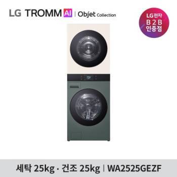 [LG] 트롬 AI 오브제컬렉션 워시타워 WA2525GEZF